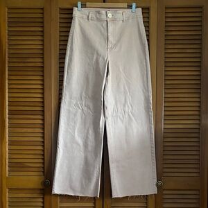 Stylish Light Pink Wide-Leg Jeans for Women